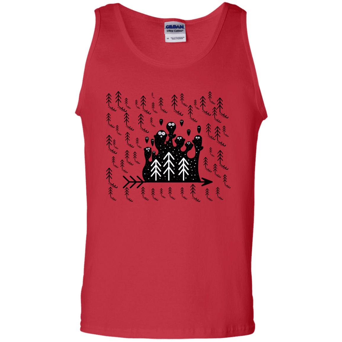 T-Shirts Red / S Campfire Stories Men's Tank Top