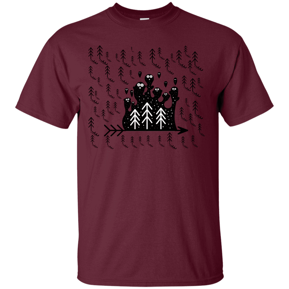 T-Shirts Maroon / S Campfire Stories T-Shirt