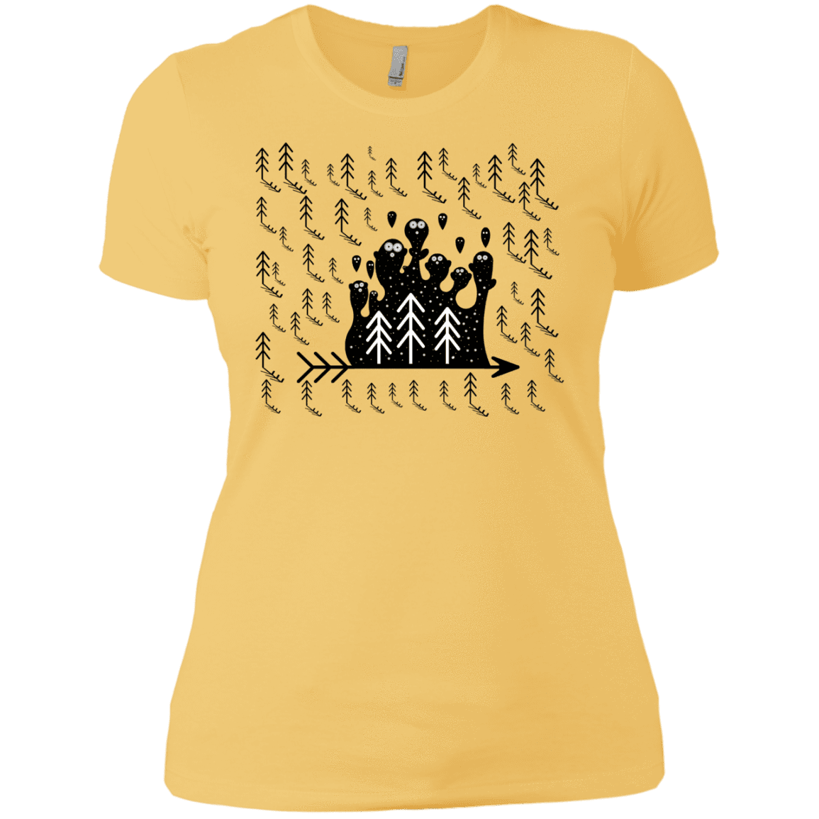 T-Shirts Banana Cream/ / X-Small Campfire Stories Women's Premium T-Shirt