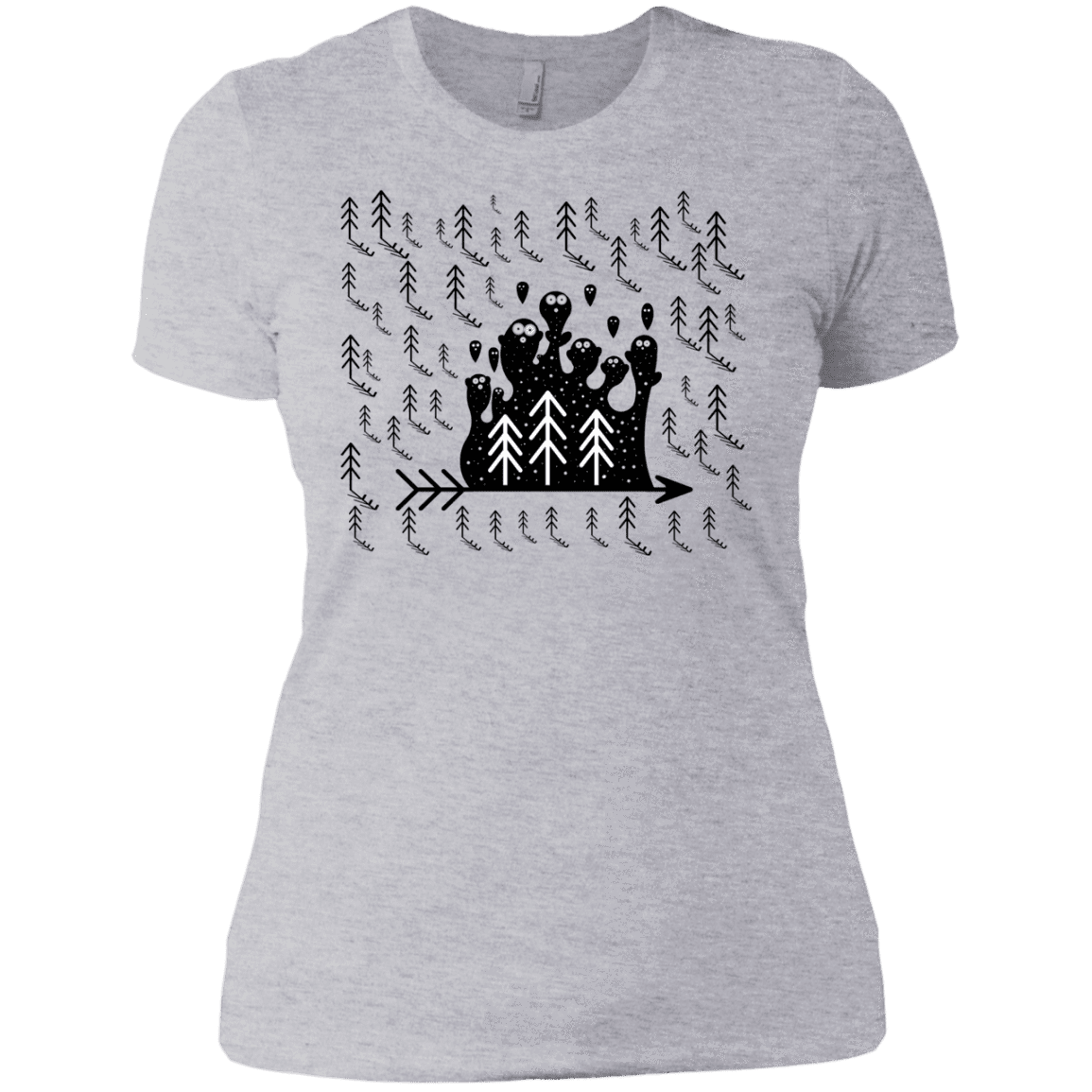 T-Shirts Heather Grey / X-Small Campfire Stories Women's Premium T-Shirt