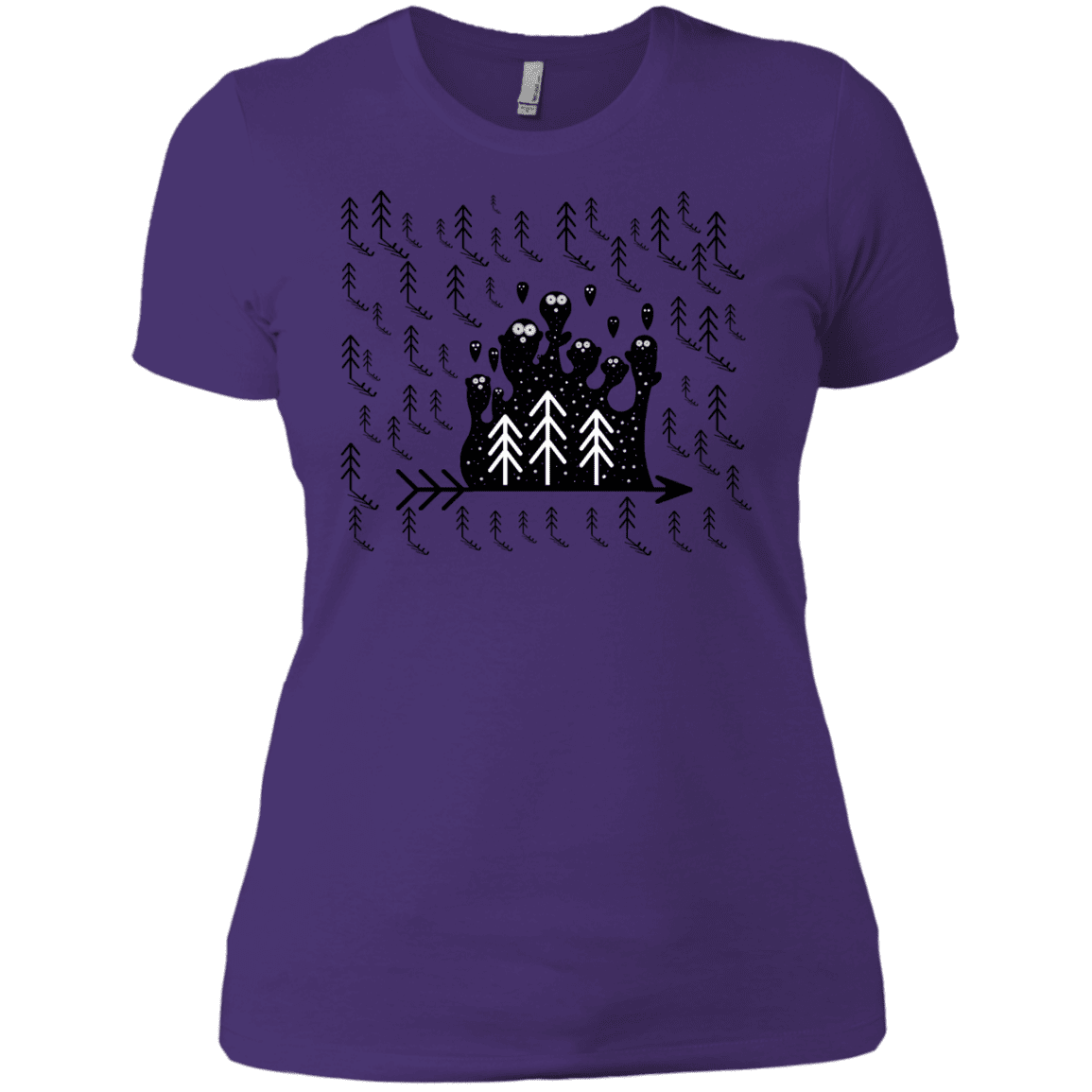 T-Shirts Purple Rush/ / X-Small Campfire Stories Women's Premium T-Shirt