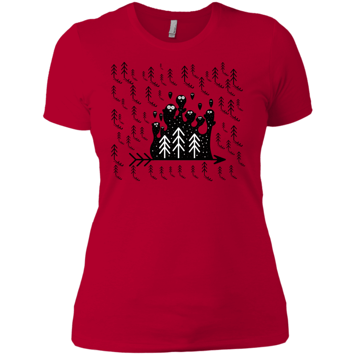 T-Shirts Red / X-Small Campfire Stories Women's Premium T-Shirt