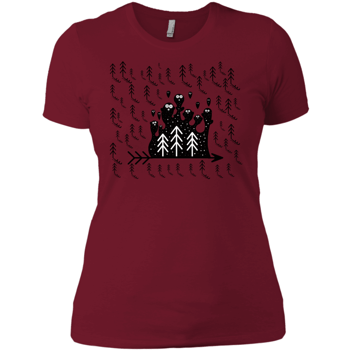 T-Shirts Scarlet / X-Small Campfire Stories Women's Premium T-Shirt