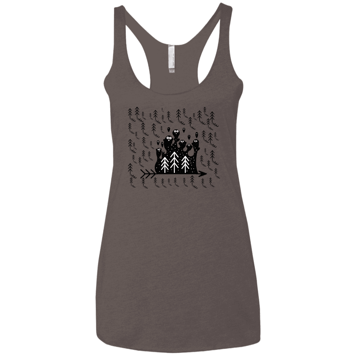 T-Shirts Macchiato / X-Small Campfire Stories Women's Triblend Racerback Tank