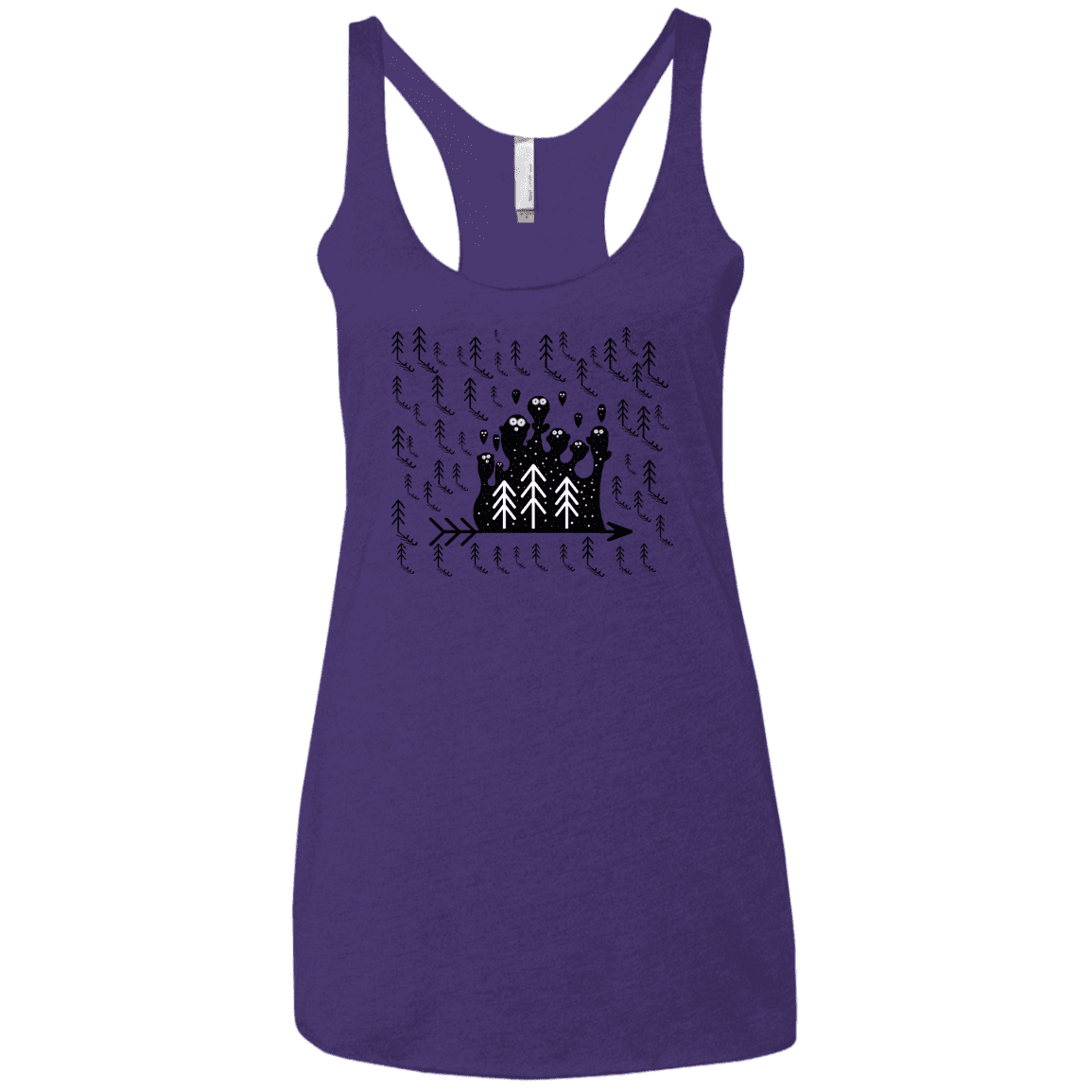 T-Shirts Purple Rush / X-Small Campfire Stories Women's Triblend Racerback Tank