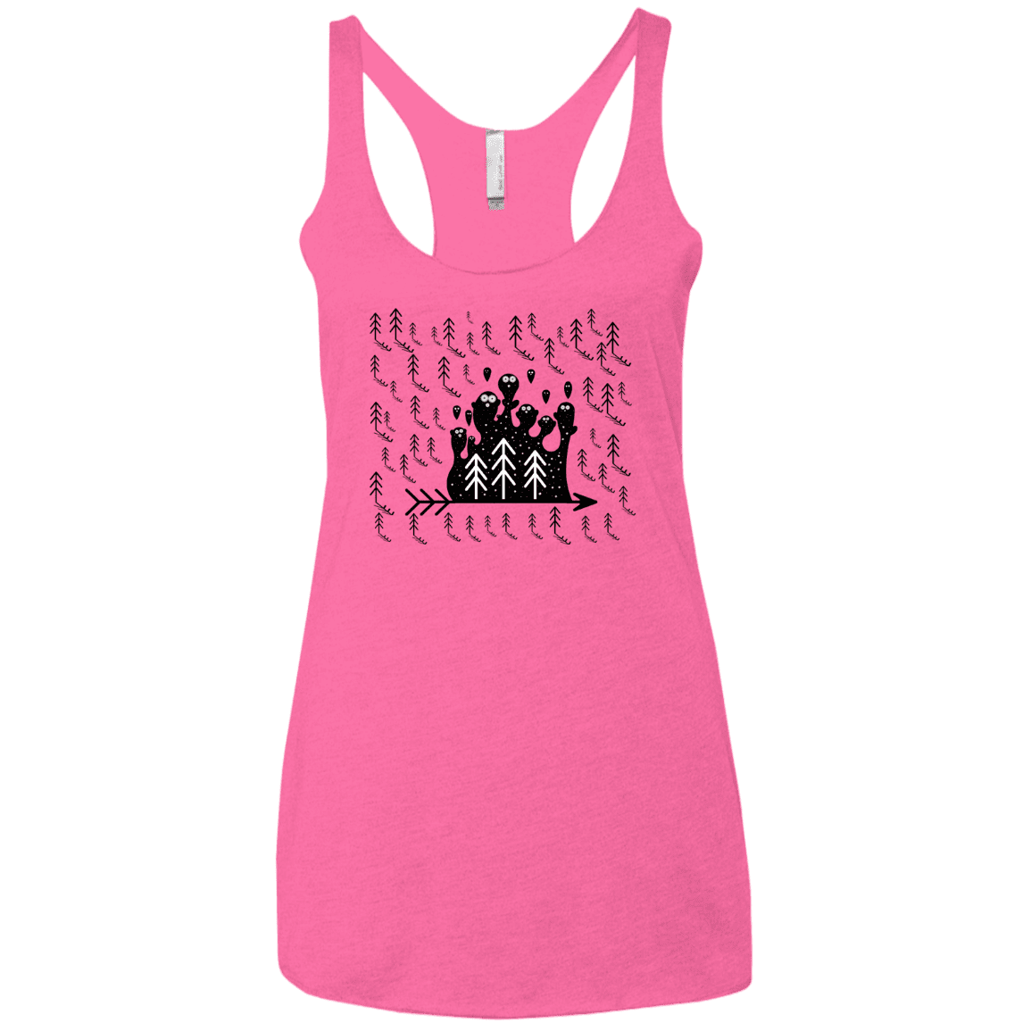 T-Shirts Vintage Pink / X-Small Campfire Stories Women's Triblend Racerback Tank