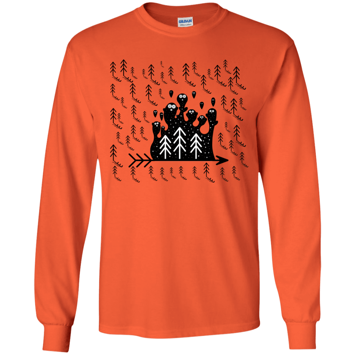 T-Shirts Orange / YS Campfire Stories Youth Long Sleeve T-Shirt