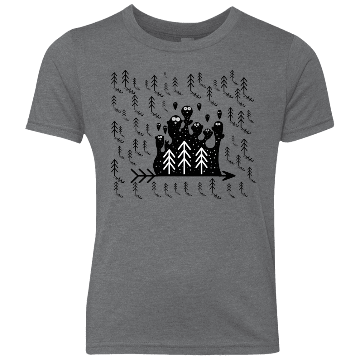 T-Shirts Premium Heather / YXS Campfire Stories Youth Triblend T-Shirt
