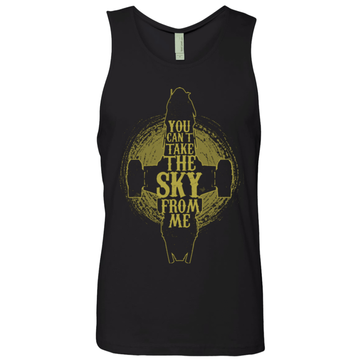 T-Shirts Black / Small Can't take the sky Men's Premium Tank Top