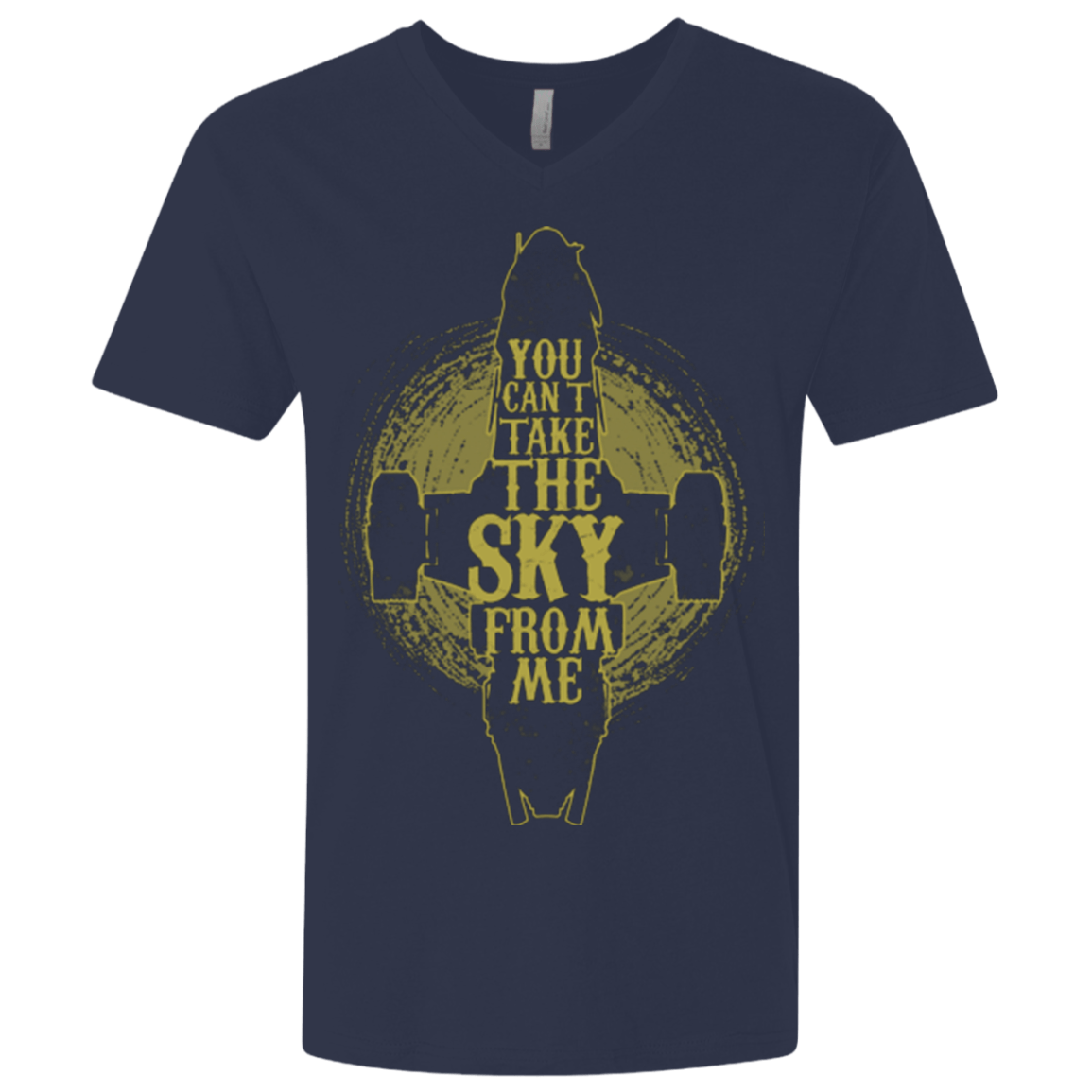 T-Shirts Midnight Navy / X-Small Can't take the sky Men's Premium V-Neck