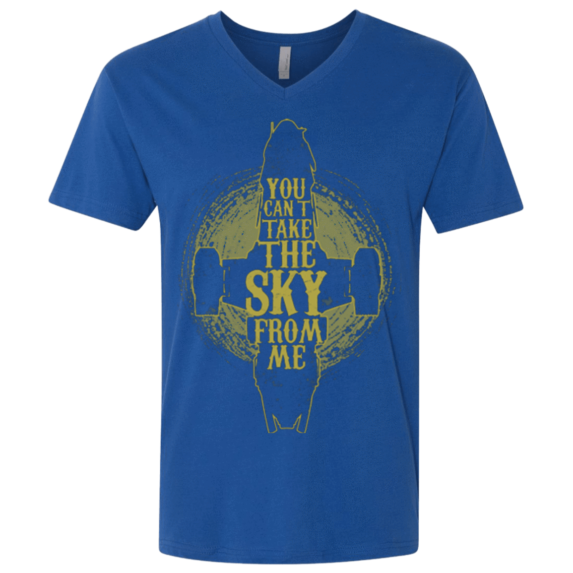 T-Shirts Royal / X-Small Can't take the sky Men's Premium V-Neck