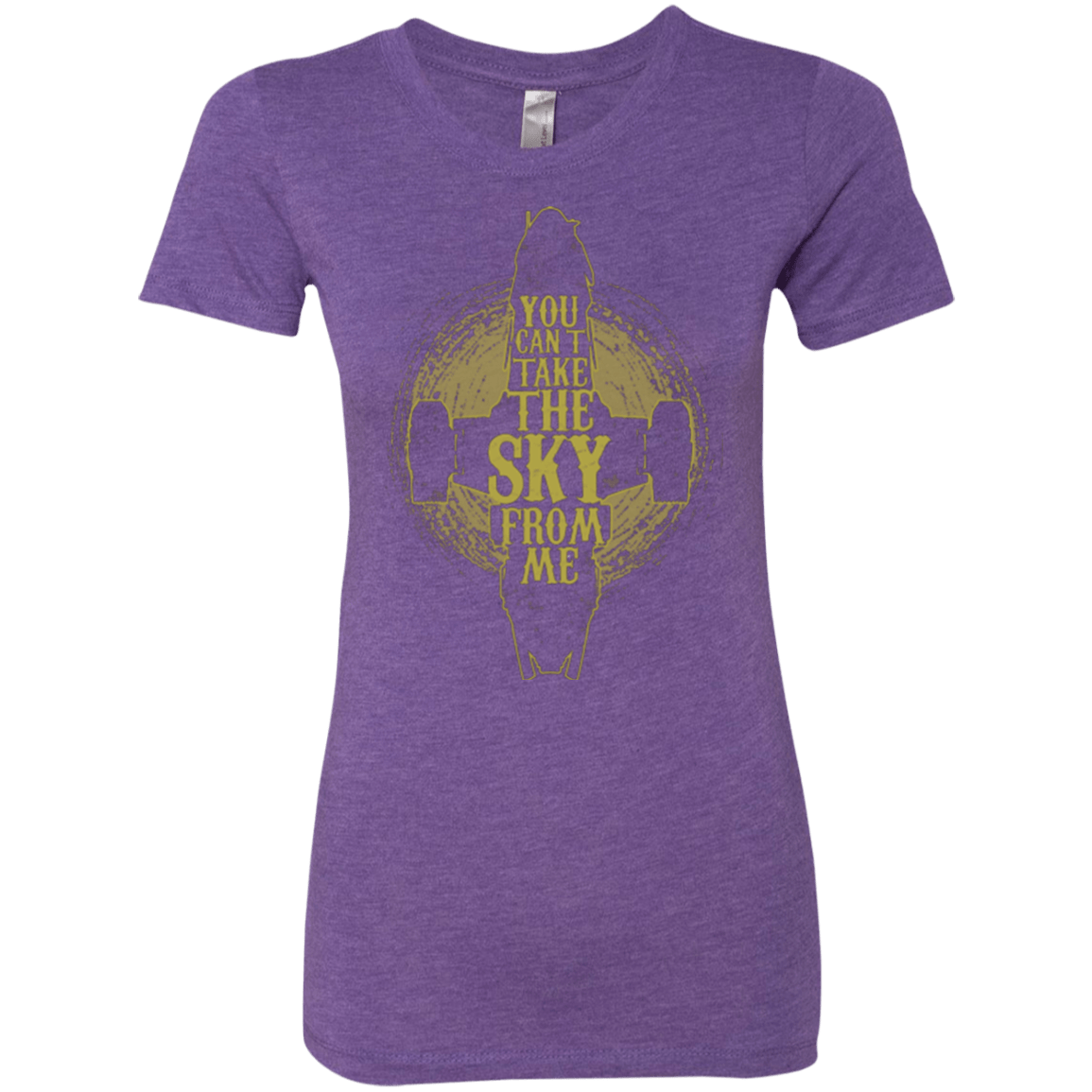 T-Shirts Purple Rush / Small Can't take the sky Women's Triblend T-Shirt
