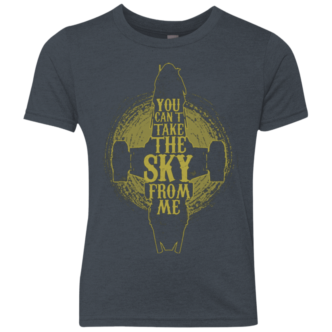 T-Shirts Vintage Navy / YXS Can't take the sky Youth Triblend T-Shirt