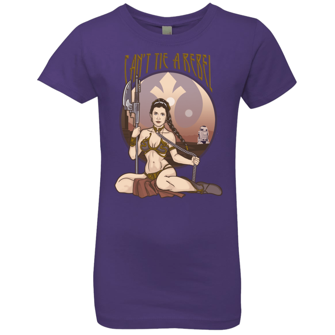 T-Shirts Purple Rush / YXS Can't Tie a Rebel Girls Premium T-Shirt