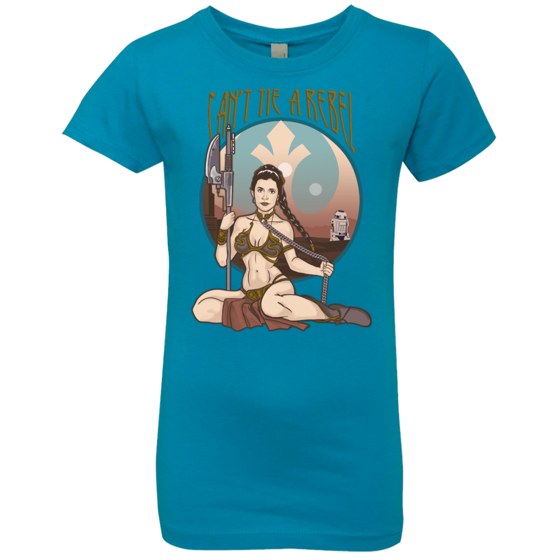 T-Shirts Turquoise / YXS Can't Tie a Rebel Girls Premium T-Shirt