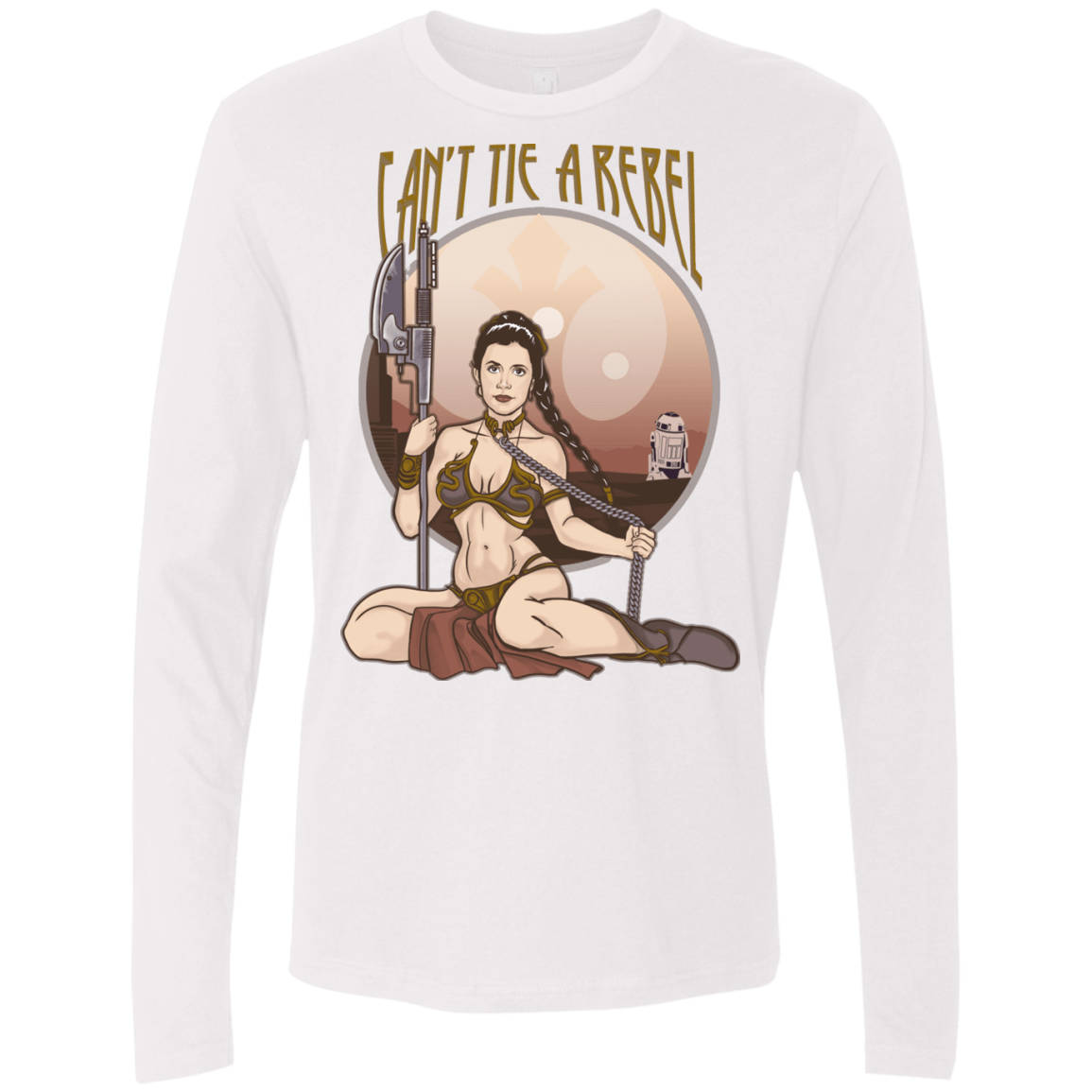 T-Shirts White / Small Can't Tie a Rebel Men's Premium Long Sleeve