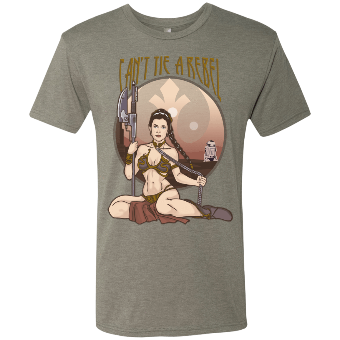 T-Shirts Venetian Grey / Small Can't Tie a Rebel Men's Triblend T-Shirt