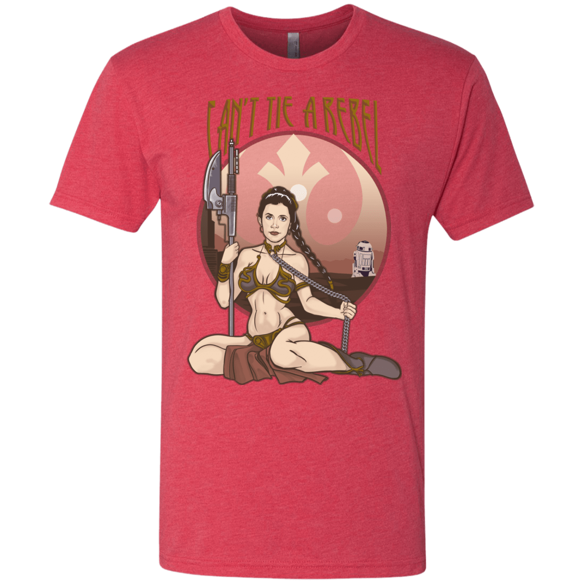 T-Shirts Vintage Red / Small Can't Tie a Rebel Men's Triblend T-Shirt