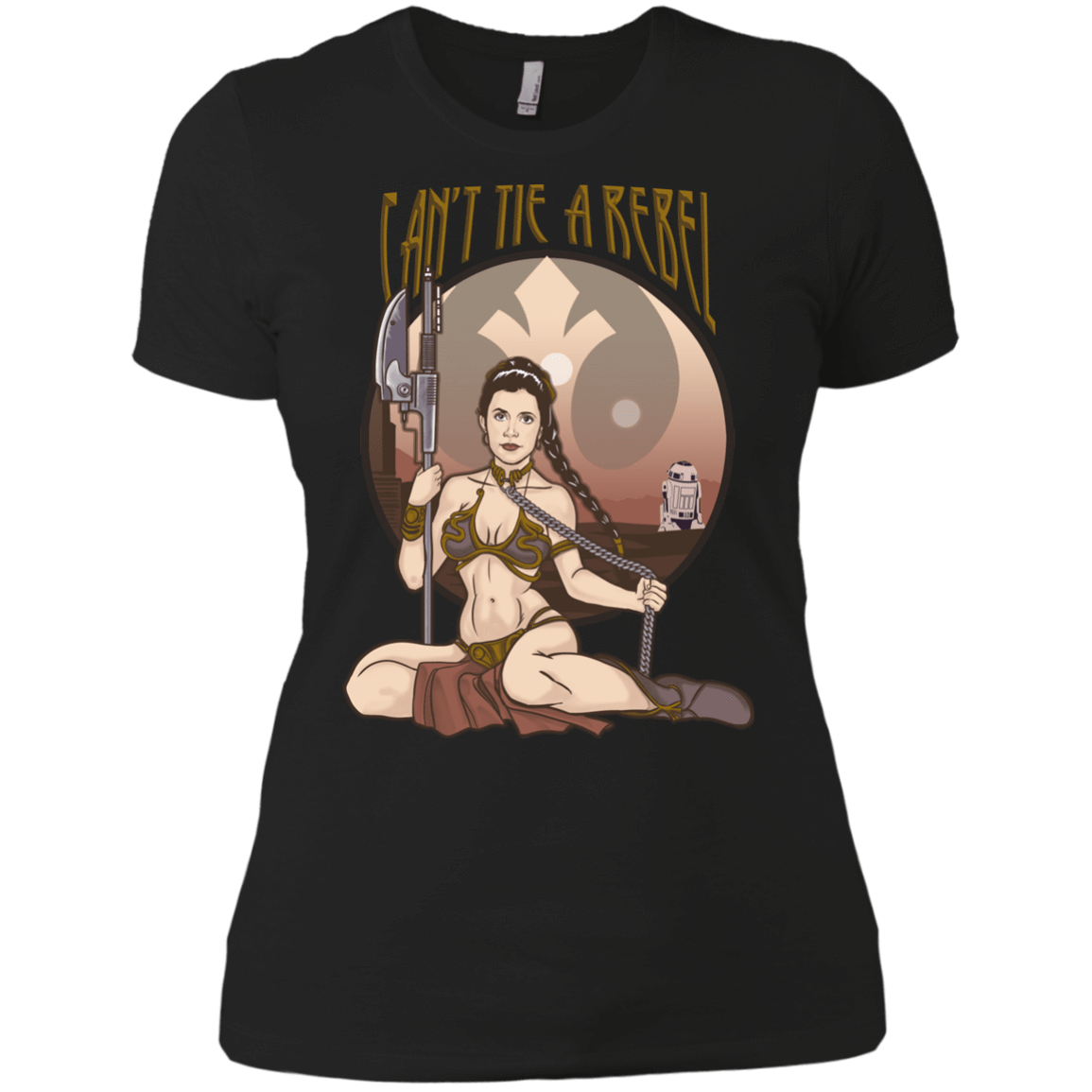 T-Shirts Black / X-Small Can't Tie a Rebel Women's Premium T-Shirt