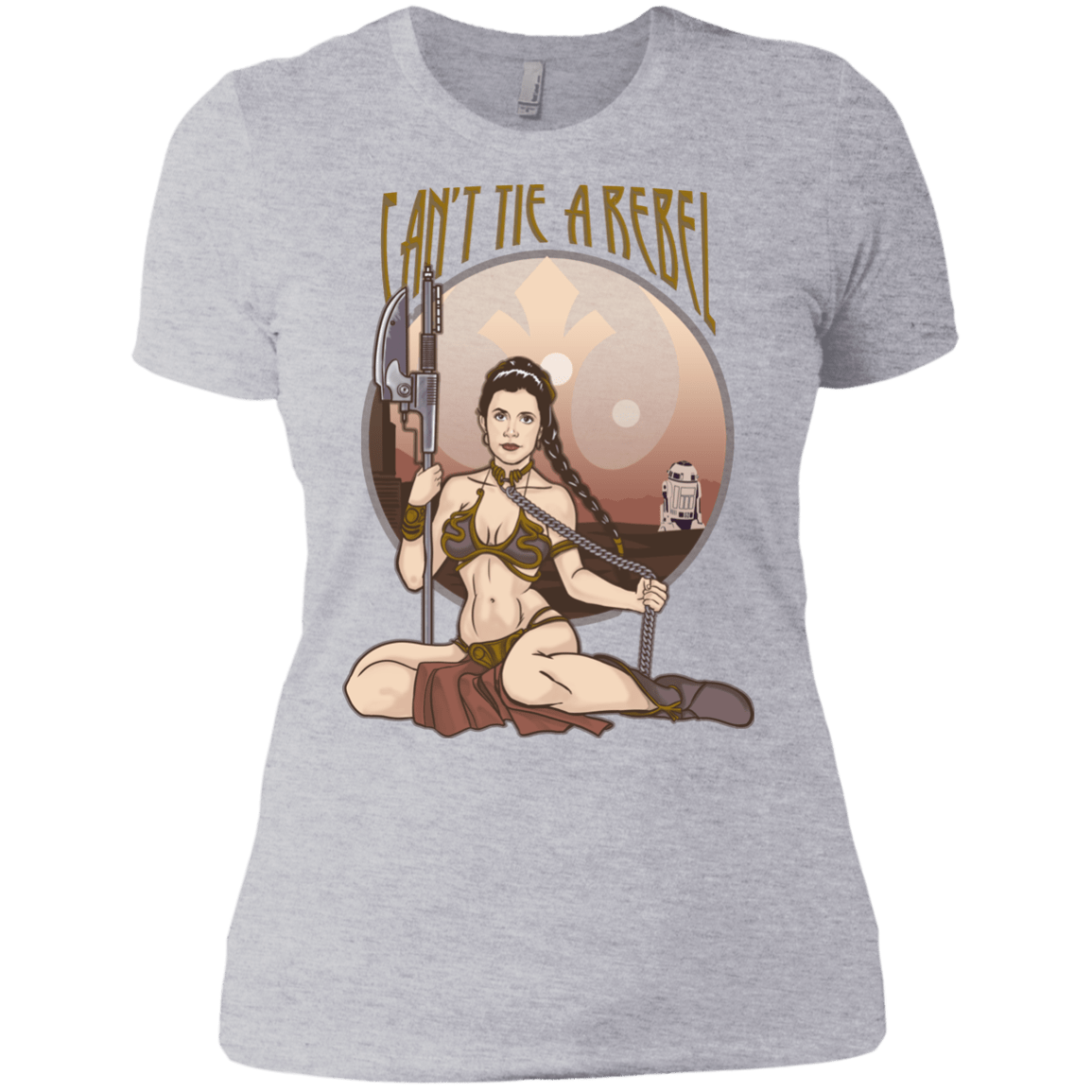 T-Shirts Heather Grey / X-Small Can't Tie a Rebel Women's Premium T-Shirt