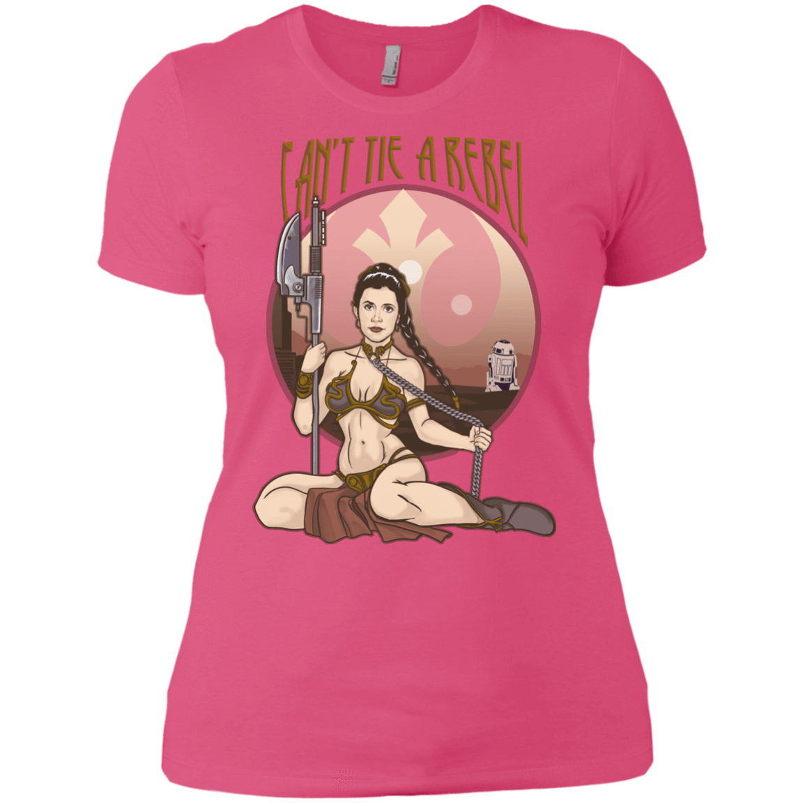 T-Shirts Hot Pink / X-Small Can't Tie a Rebel Women's Premium T-Shirt