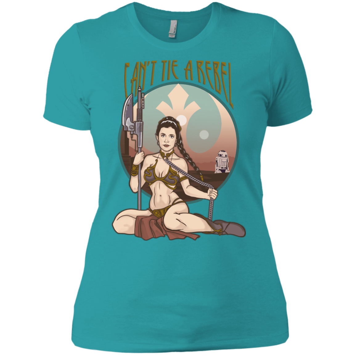 T-Shirts Tahiti Blue / X-Small Can't Tie a Rebel Women's Premium T-Shirt
