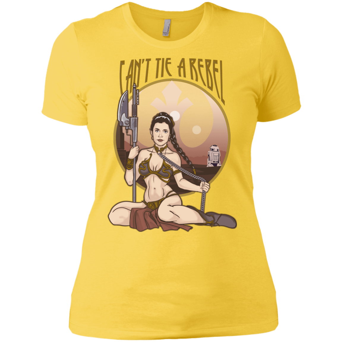 T-Shirts Vibrant Yellow / X-Small Can't Tie a Rebel Women's Premium T-Shirt