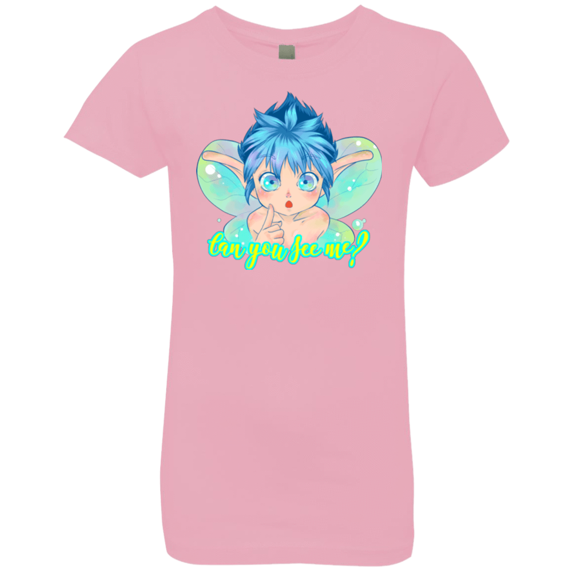 T-Shirts Light Pink / YXS Can you see me Girls Premium T-Shirt
