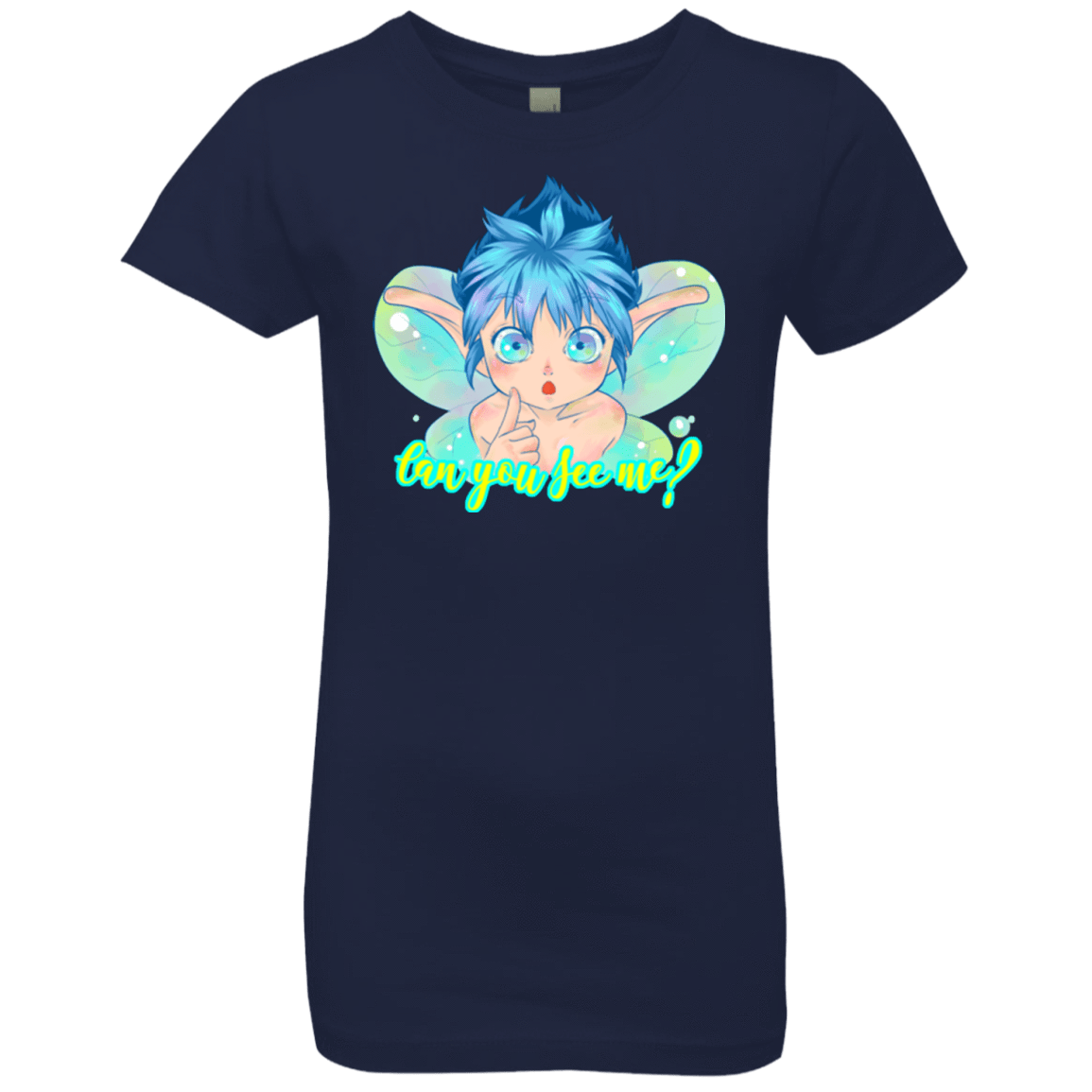 T-Shirts Midnight Navy / YXS Can you see me Girls Premium T-Shirt