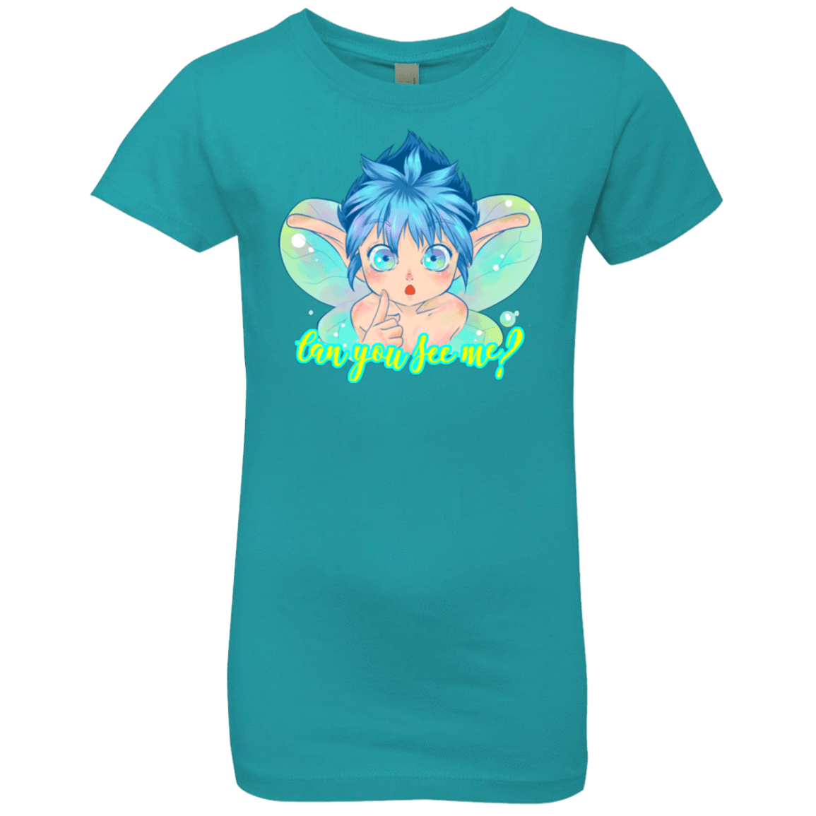 T-Shirts Tahiti Blue / YXS Can you see me Girls Premium T-Shirt