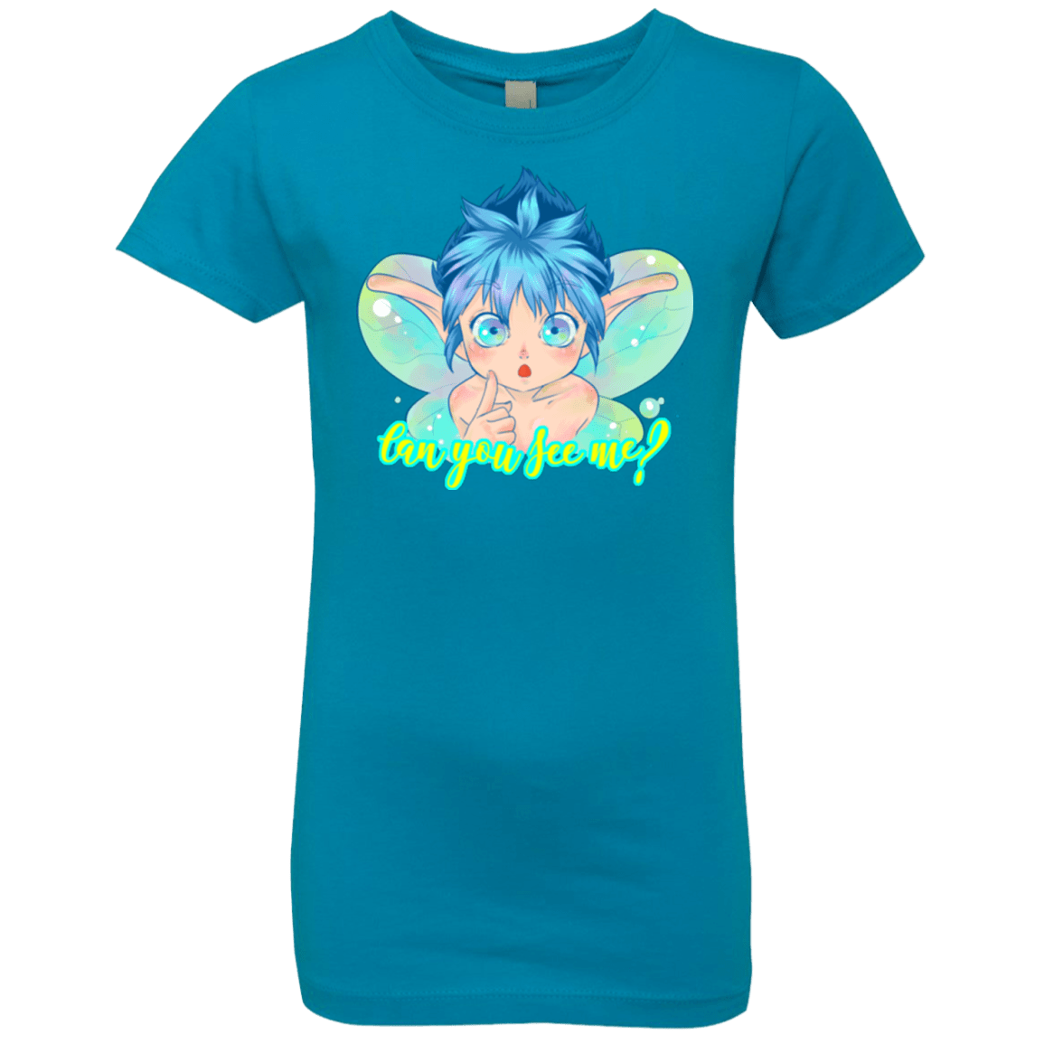 T-Shirts Turquoise / YXS Can you see me Girls Premium T-Shirt