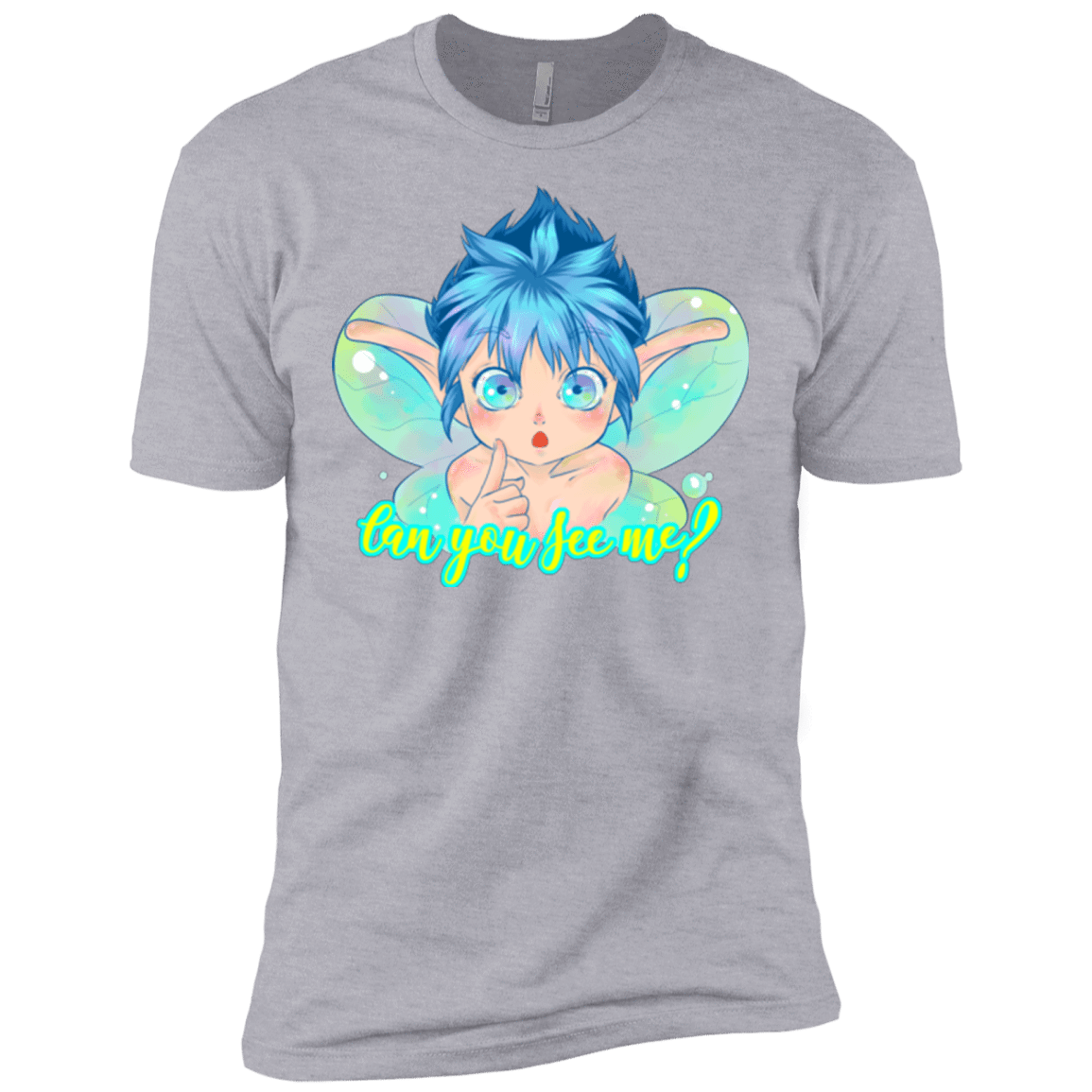T-Shirts Heather Grey / X-Small Can you see me Men's Premium T-Shirt
