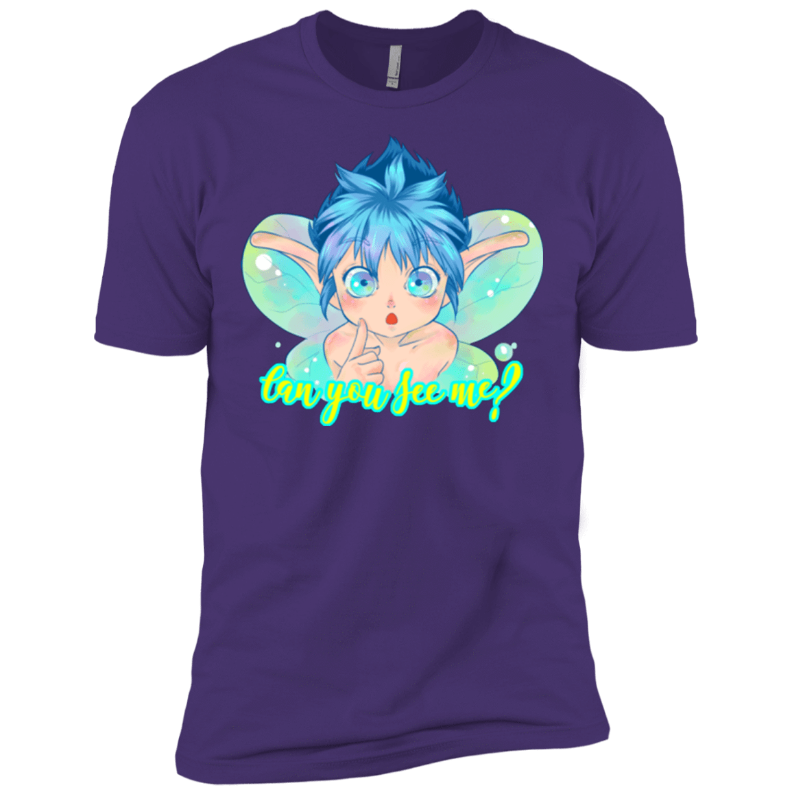 T-Shirts Purple / X-Small Can you see me Men's Premium T-Shirt
