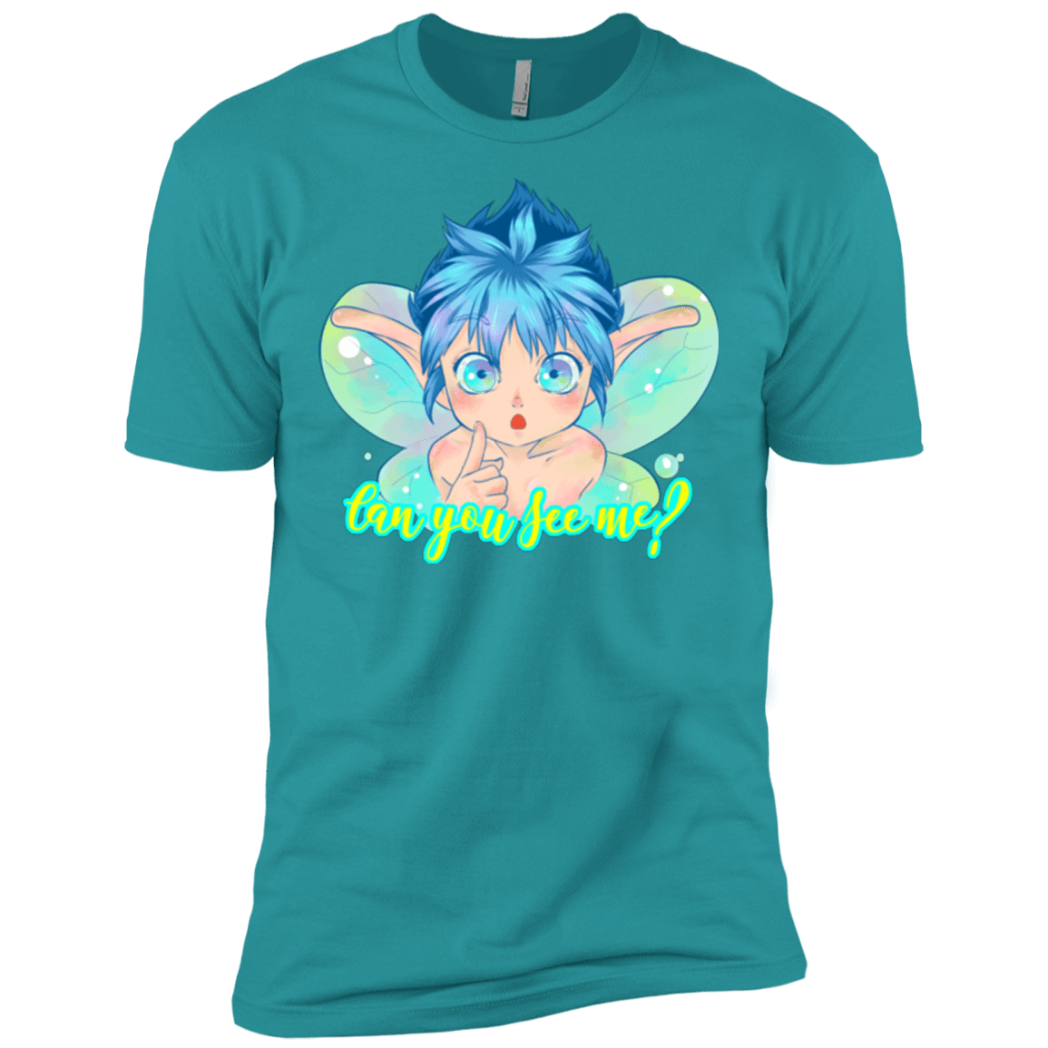 T-Shirts Tahiti Blue / X-Small Can you see me Men's Premium T-Shirt