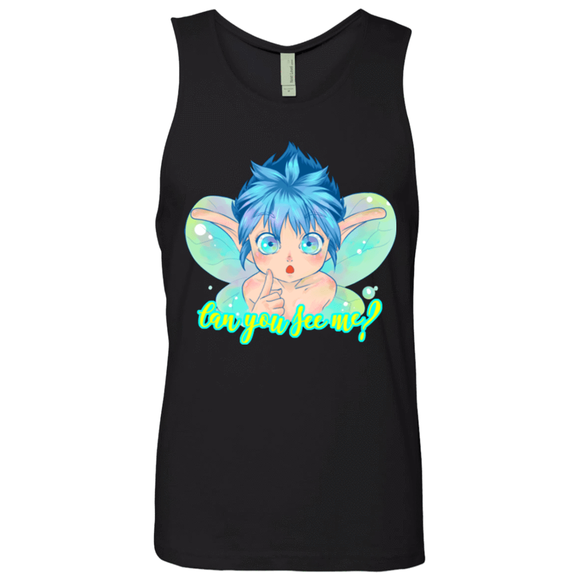 T-Shirts Black / Small Can you see me Men's Premium Tank Top