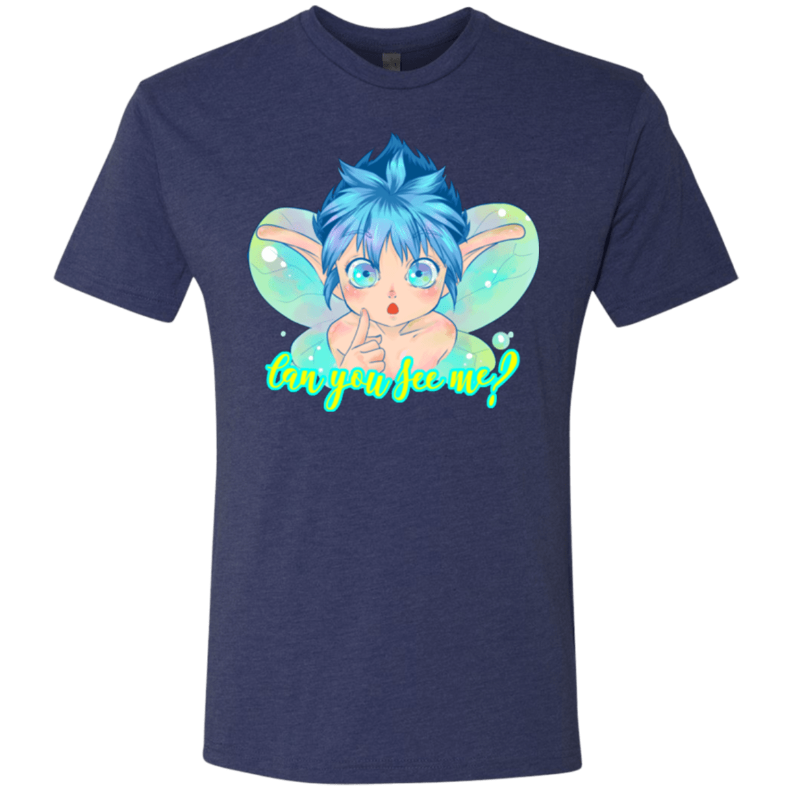 T-Shirts Vintage Navy / Small Can you see me Men's Triblend T-Shirt