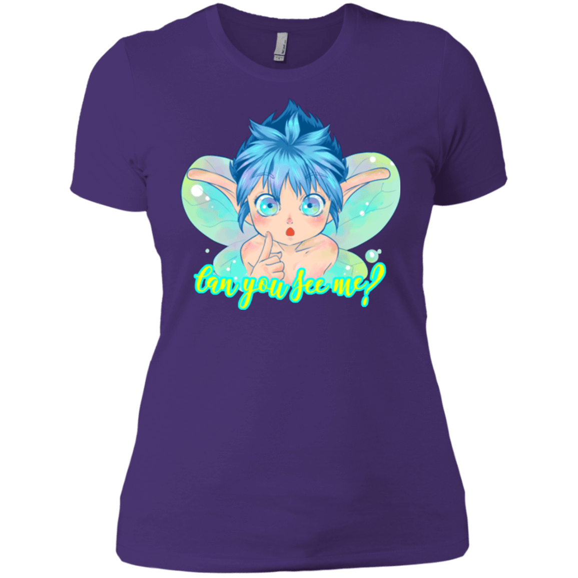 T-Shirts Purple / X-Small Can you see me Women's Premium T-Shirt