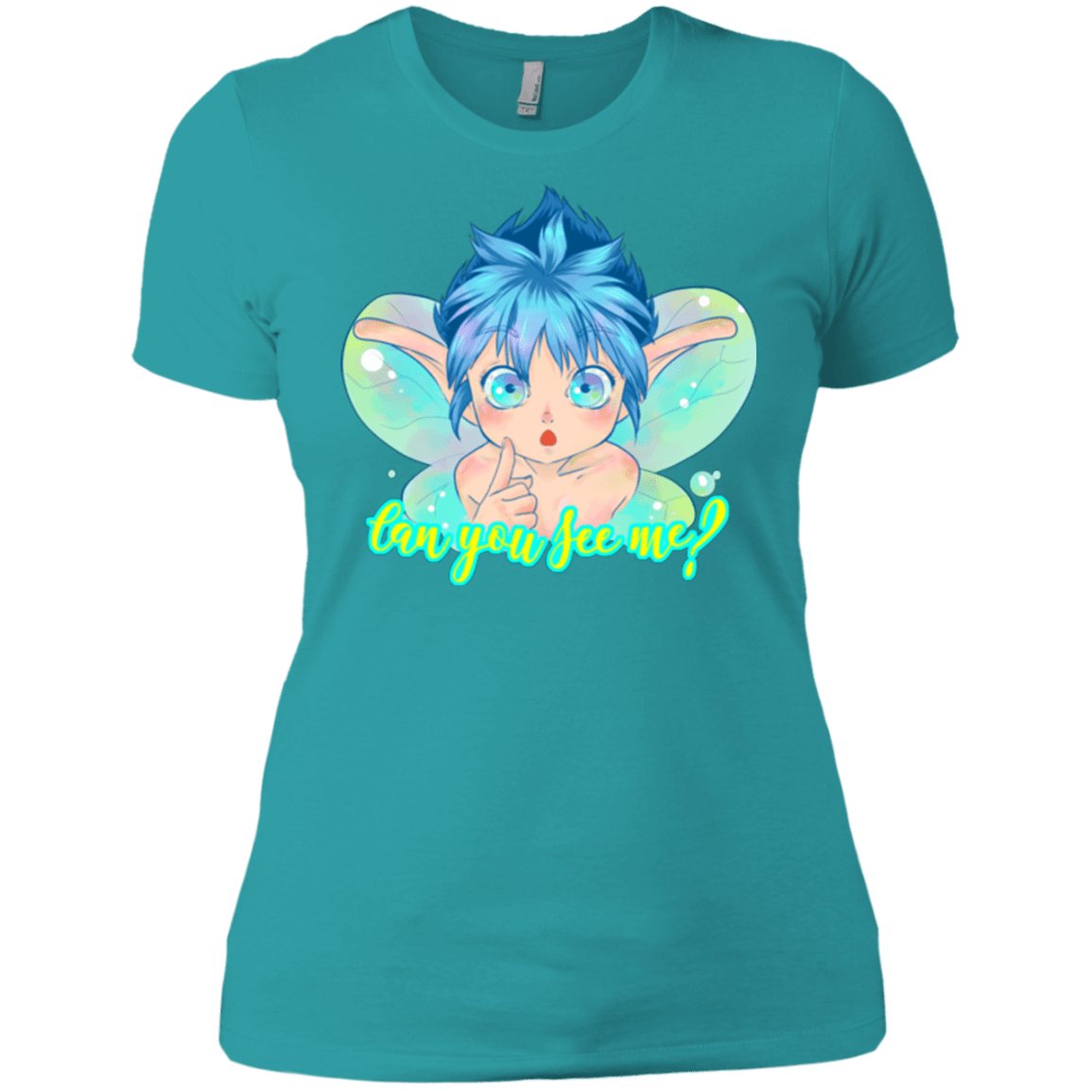 T-Shirts Tahiti Blue / X-Small Can you see me Women's Premium T-Shirt