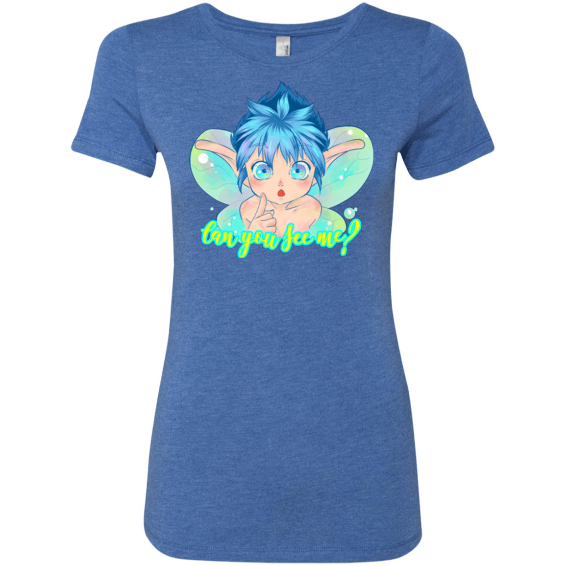 T-Shirts Vintage Royal / Small Can you see me Women's Triblend T-Shirt