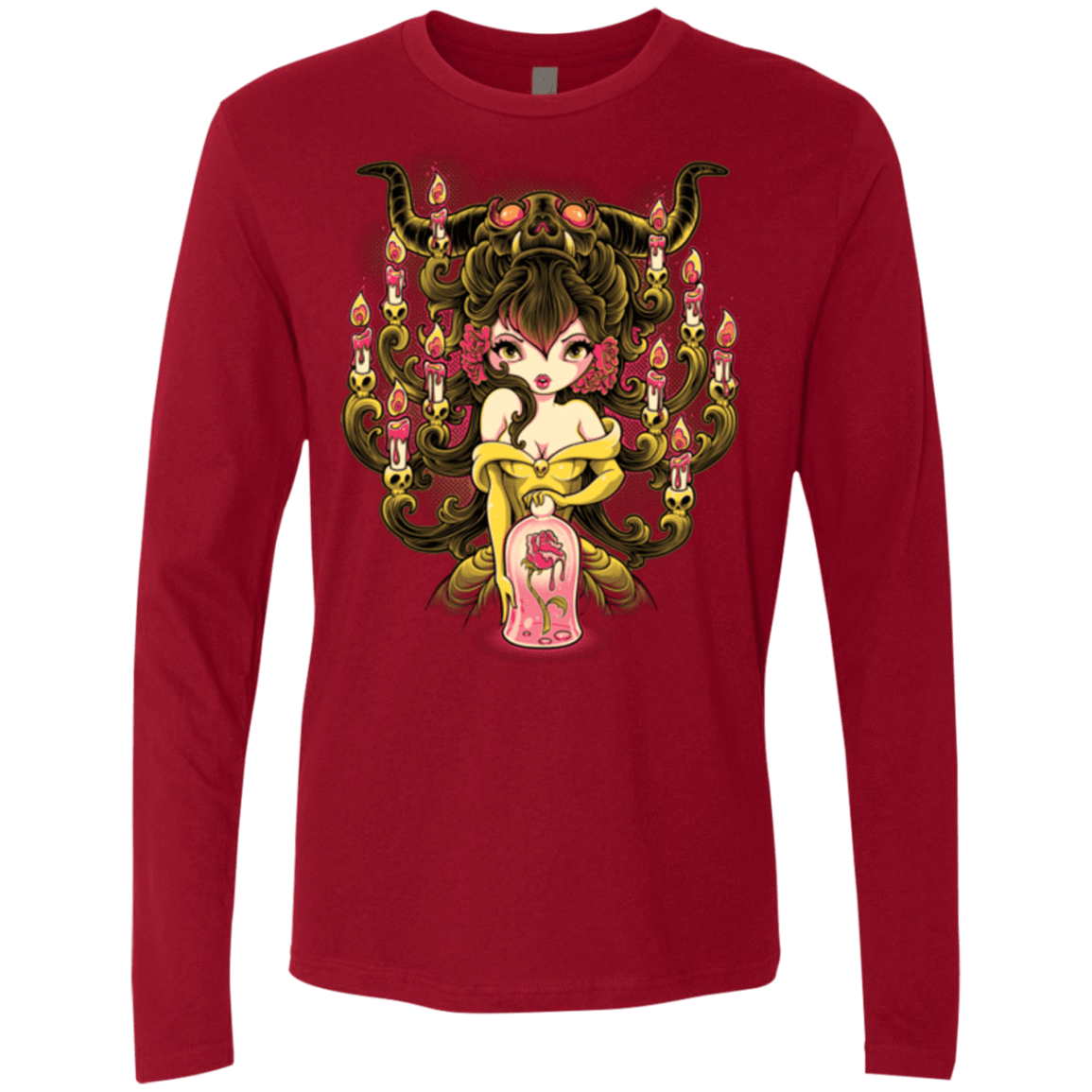T-Shirts Cardinal / Small Candelabra Men's Premium Long Sleeve