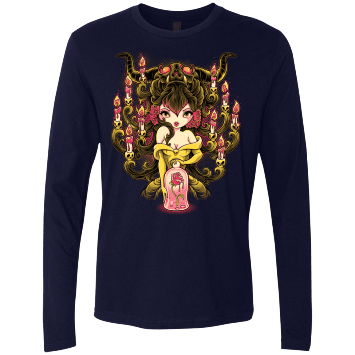 T-Shirts Midnight Navy / Small Candelabra Men's Premium Long Sleeve