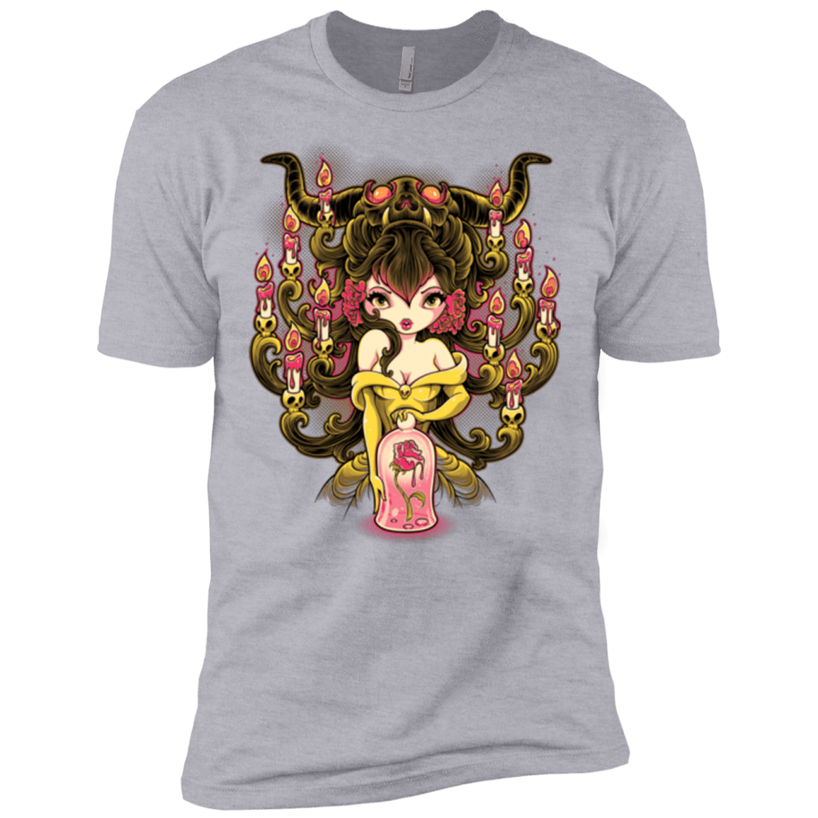 T-Shirts Heather Grey / X-Small Candelabra Men's Premium T-Shirt