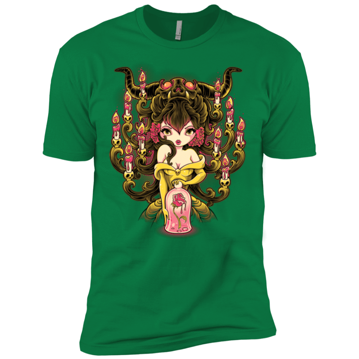 T-Shirts Kelly Green / X-Small Candelabra Men's Premium T-Shirt