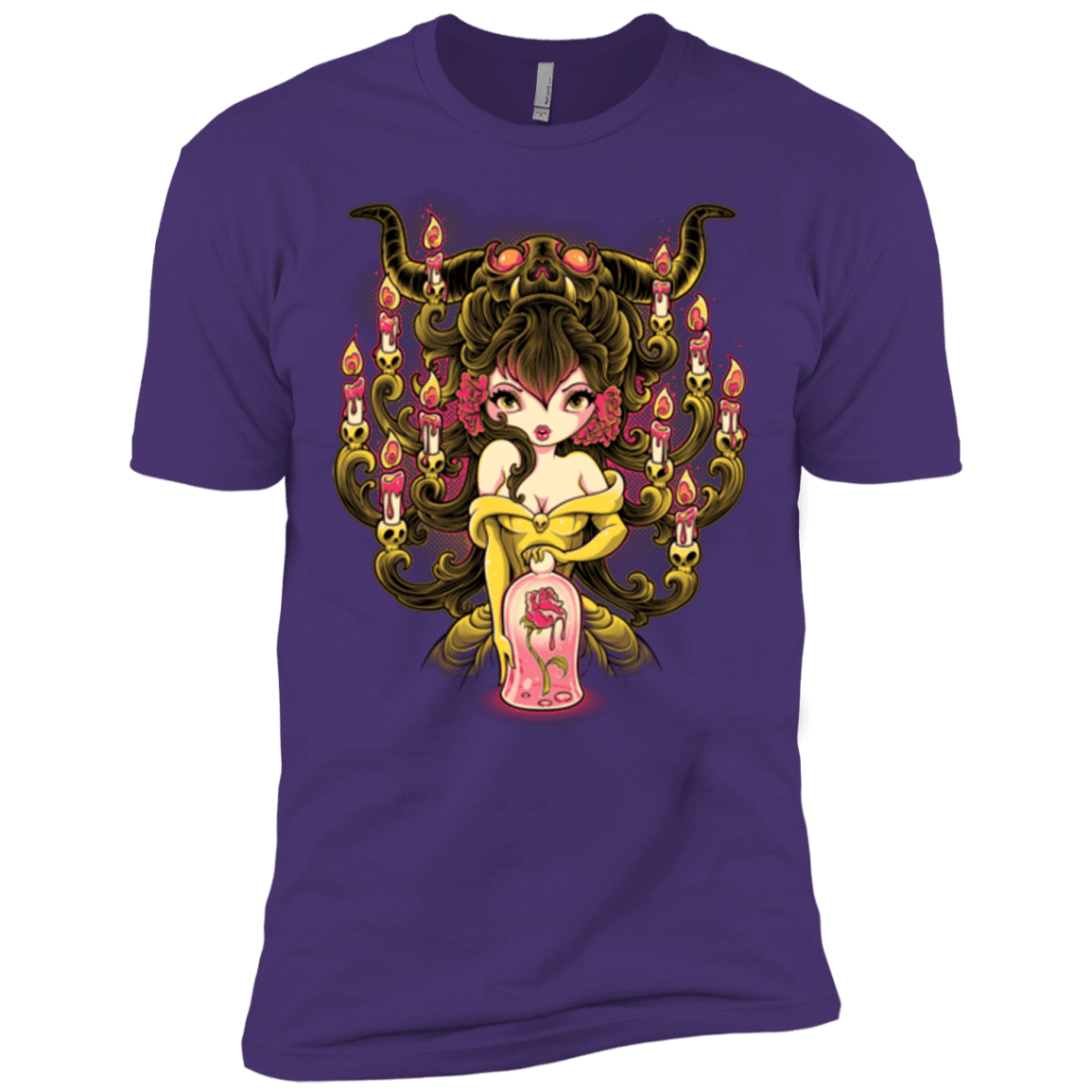 T-Shirts Purple / X-Small Candelabra Men's Premium T-Shirt