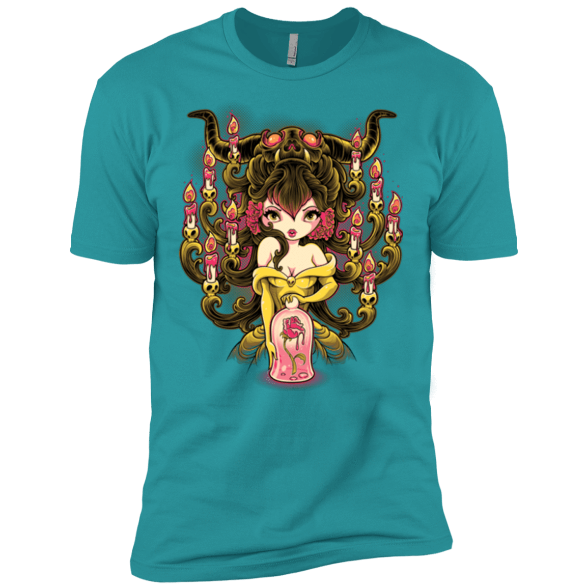 T-Shirts Tahiti Blue / X-Small Candelabra Men's Premium T-Shirt