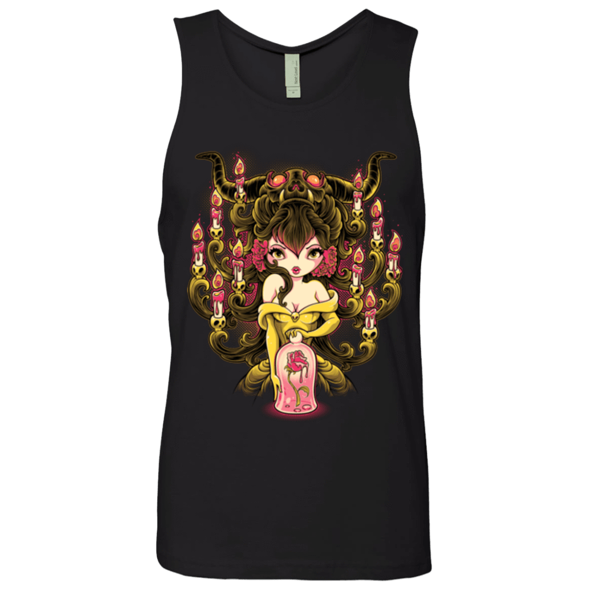 T-Shirts Black / Small Candelabra Men's Premium Tank Top