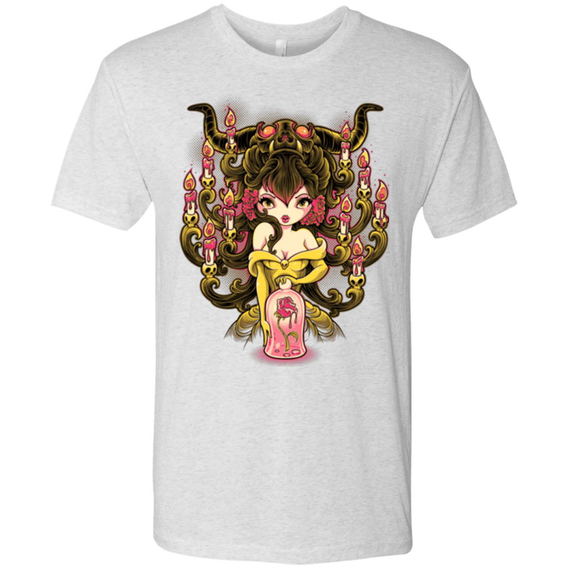 T-Shirts Heather White / Small Candelabra Men's Triblend T-Shirt