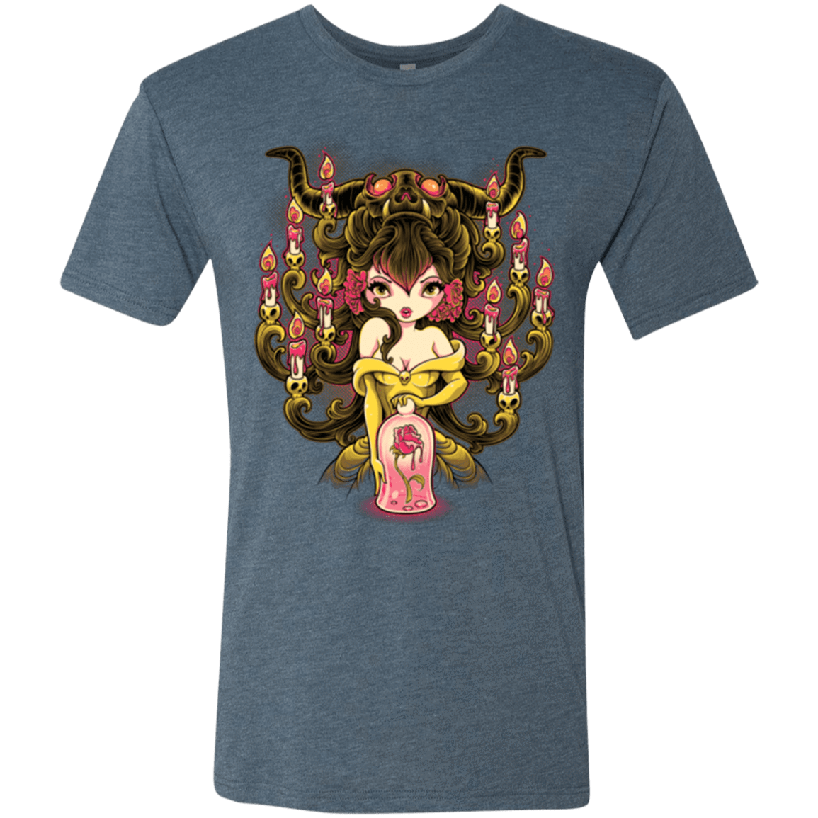 T-Shirts Indigo / Small Candelabra Men's Triblend T-Shirt