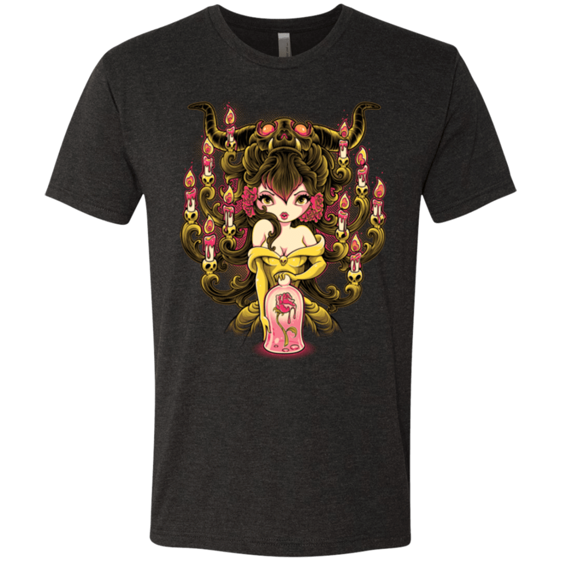 T-Shirts Vintage Black / Small Candelabra Men's Triblend T-Shirt