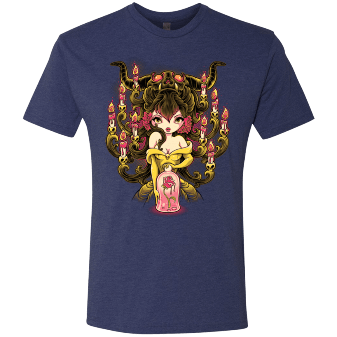 T-Shirts Vintage Navy / Small Candelabra Men's Triblend T-Shirt